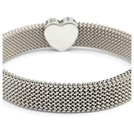 Tiffany & Co-Pulseira charm em aço inoxidável Tiffany Somerset Heart-Outro