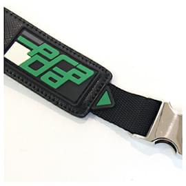 Prada-Prada Black Leather Men's Belt-Black