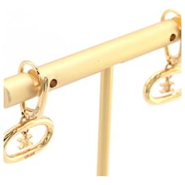 Céline-Celine Triomphe Gold Hoop Earrings-Golden