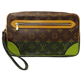 Louis Vuitton-Louis Vuitton Monogram Clutch Bag-Brown