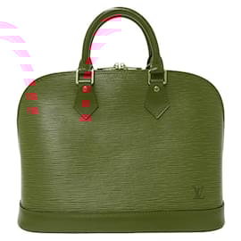 Louis Vuitton-Louis Vuitton Epi Leather Alma Handbag-Red