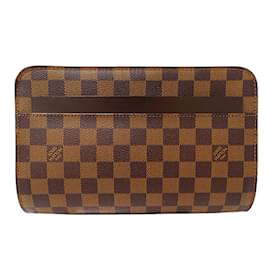 Louis Vuitton-Louis Vuitton Damier Canvas Clutch Bag-Brown
