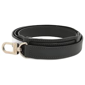 Louis Vuitton-Louis Vuitton Leather Shoulder Bag Strap Tote-Black