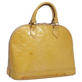 LOUIS VUITTON Monogram Vernis Alma PM Sac à main 2way Dunne M90170 LV Auth KD187 Autre
