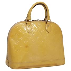 Louis Vuitton-LOUIS VUITTON Monogram Vernis Alma PM Hand Bag 2way Dunne M90170 LV Auth KD187-Other