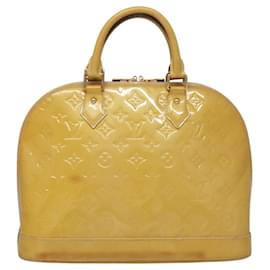 Louis Vuitton-LOUIS VUITTON Monogram Vernis Alma PM Hand Bag 2way Dunne M90170 LV Auth KD187-Other
