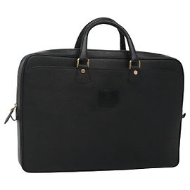BURBERRY Business Bag Leather Black Auth bs23443 Black