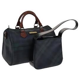 Autre Marque-Poro Ralph Lauren Hand Shoulder Bag PVC Leather 2Set Green Auth bs23232-Green