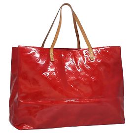 LOUIS VUITTON Monogram Vernis Reade GM Tote Tasche Rot M91084 LV Auth ti2876 Rot