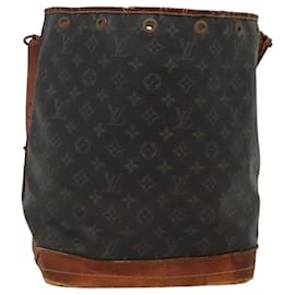 Louis Vuitton-LOUIS VUITTON Monogram Noe Shoulder Bag M42224 LV Auth EC530-Monogram
