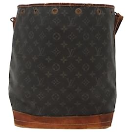 Louis Vuitton-LOUIS VUITTON Monogram Noe Shoulder Bag M42224 LV Auth EC530-Monogram