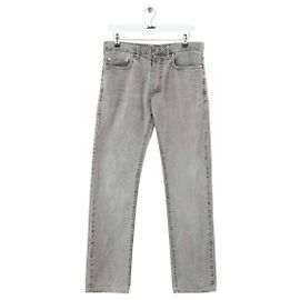 Dior Graue Baumwoll-Slim-Jeans Grau