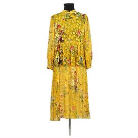 Lk Bennett Vestido de seda amarillo Amarillo