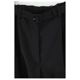 Prada-Carot wool pants-Black