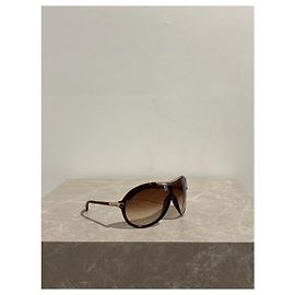 Óculos de sol TOM FORD T. Plástico Marrom