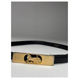 Céline-CELINE Belts T.cm 80 Leather-Black