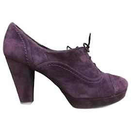 Autre Marque-Ankle Boots-Dark purple