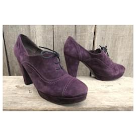 Autre Marque-Ankle Boots-Dark purple