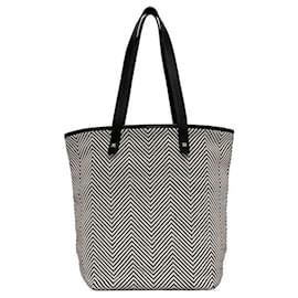 Hermès-Sac à main Hermes Tote Chennai MM-Marron,Blanc