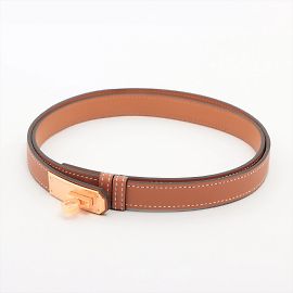 Hermès Cinto de couro Hermes Kelly Marrom