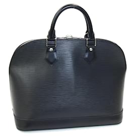 Louis Vuitton-Louis Vuitton Epi Alma PM Handbag-Black