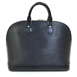 Louis Vuitton-Louis Vuitton Epi Alma PM Handbag-Black