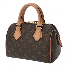 Louis Vuitton-Louis Vuitton Monogram Speedy Bandouliere 20 Handbag-Brown