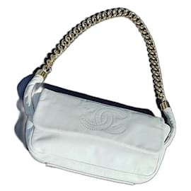 Chanel-Chanel Vintage White Bag-White