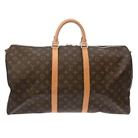 Louis Vuitton-Louis Vuitton Monogram Keepall Bandouliere 55-Brown