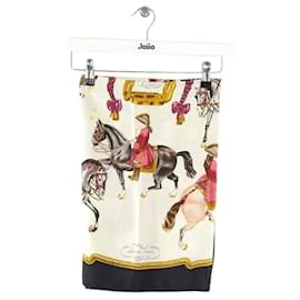 Hermès-Carré en soie-Multicolore