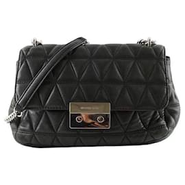 Michael Kors-Leather shoulder bag-Black