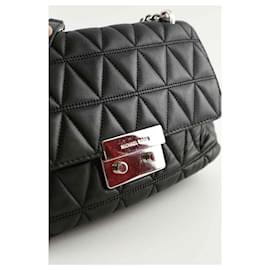 Michael Kors-Leather shoulder bag-Black