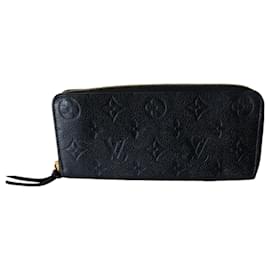 Louis Vuitton-Cartera Zippy Negra-Black