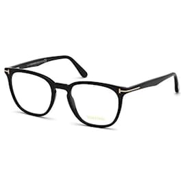 Tom Ford-Tom Ford FT5506-001 Shiny Black / Shiny Black glasses-Black
