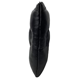 Louis Vuitton-Louis Vuitton Puffer A4 Pouch in Black Lambskin Leather-Black