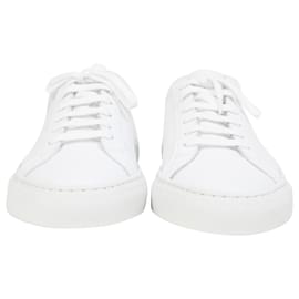 Autre Marque-Common Projects Achilles Low-Top Sneakers in White Leather-White,Cream