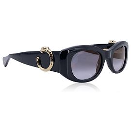 Cartier Gafas de sol Panthère Paris Black CT0472S 140 mm Negro