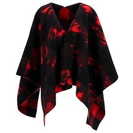 Poncho réversible Dsquared2 en laine rouge Autre
