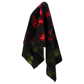 Dsquared2-Dsquared2 Reversible Poncho in Red Wool-Other