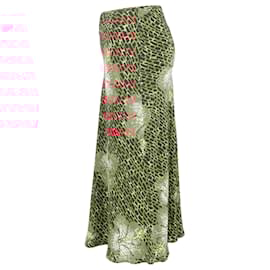 Autre Marque- Rixo Jazzy Printed Midi Skirt in Multicolor Silk-Multiple colors