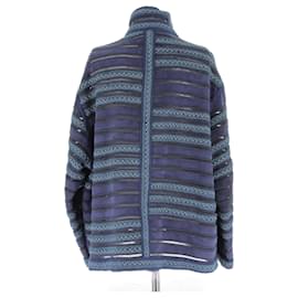Autre Marque-NON SIGNE / UNSIGNED Jackets T.International M Fur-Navy blue