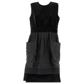 Vestido YVES SAINT LAURENT T.FR 40 Seda Negro