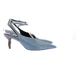 Autre Marque-NON SIGNE / UNSIGNED Mules & clogs T.EU 37 Leather-Blue