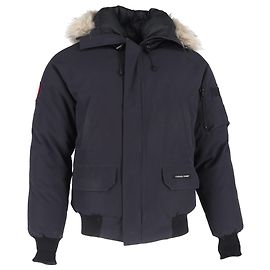 Canada Goose Chiliwack Veste Bomber avec Fourrure en Polyester Noir Noir