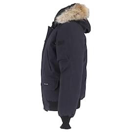 Canada Goose- Canada Goose Chiliwack  Fur Trim Bomber Jacket in Black Polyester-Black