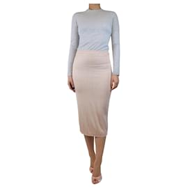 Fendi-Jupe midi à rayures rose - taille UK 10-Autre