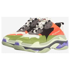 Balenciaga-Multi coloured Triple S trainers - UK 4-Multiple colors
