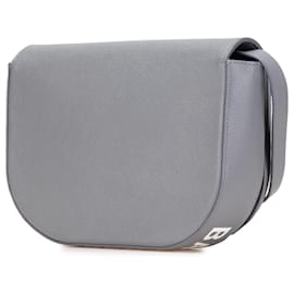 Balenciaga-Balenciaga Gray Leather Ville Day S Crossbody-Brown