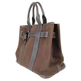 Hermès-Sac à main Hermès Petite Centeur PM-Marron