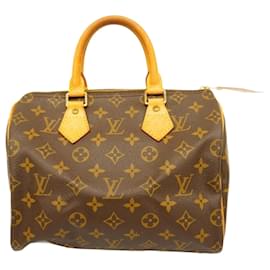 Louis Vuitton-Louis Vuitton Monogram Speedy 25 Handbag-Brown